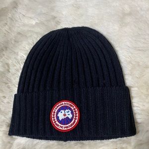 NEW CANADA GOOSE RIBBED TOQUE